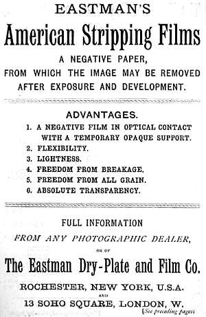 East Dry-Plate Co Ad 1887