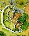 Aerial view of the Great Zimbabwe ruins.
