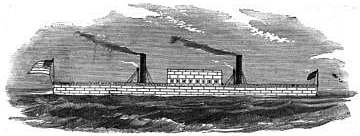 Stevens' Iron-Clad Floating Battery