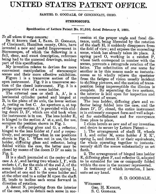 Stereoscope Patent - page 2